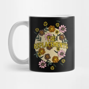 Replacements Name Personalized Flower Retro Floral 80s 90s Name Style Mug